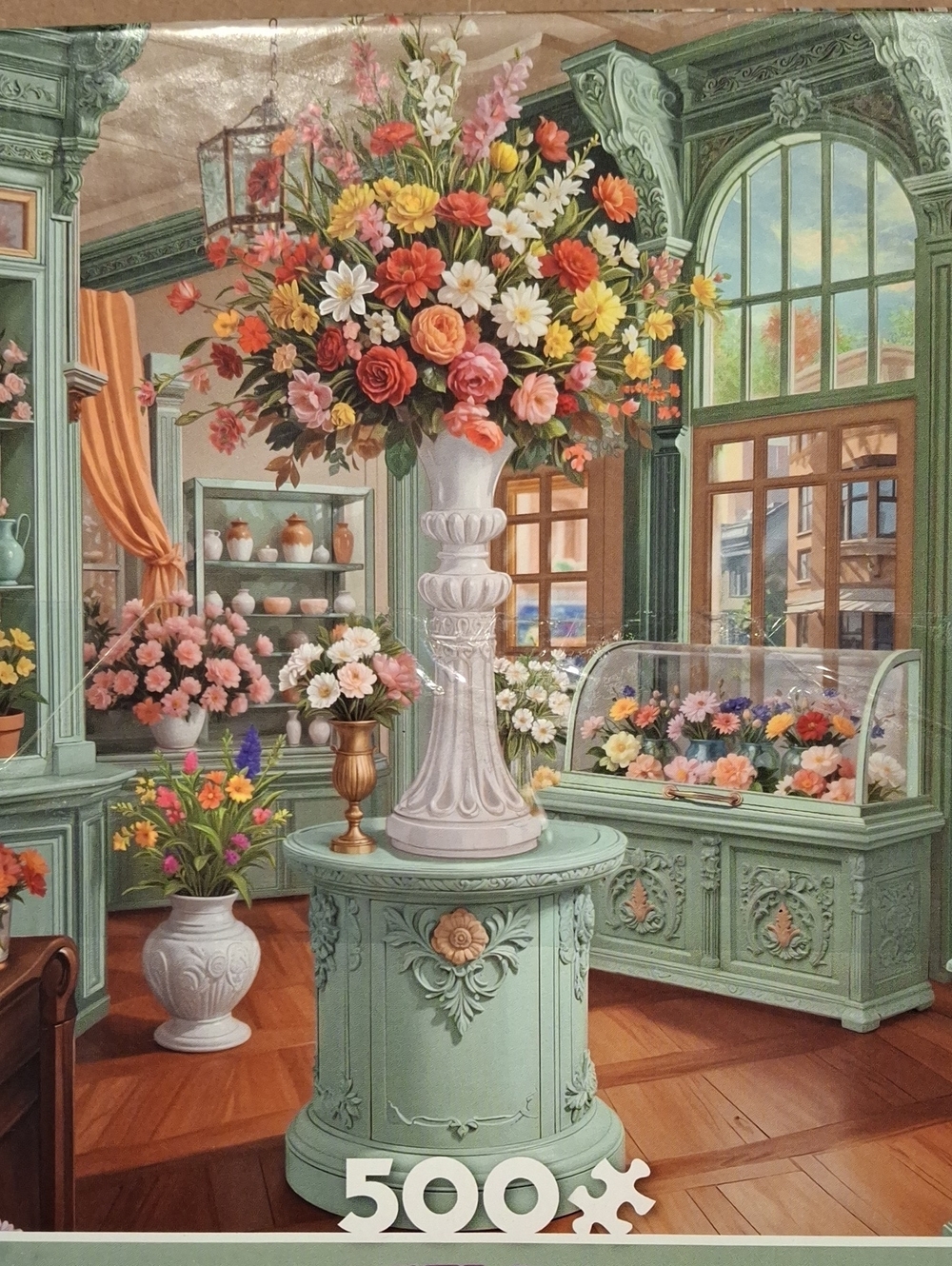 Bigelow 500-Piece Floral Shop Puzzle